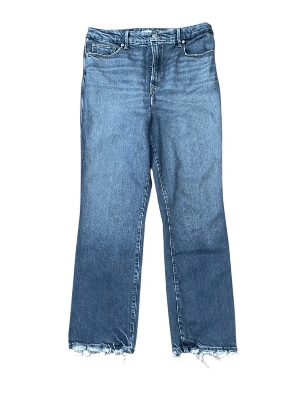 Good American Good Curve Straight Jeans Indigo - Picture 2 of 10